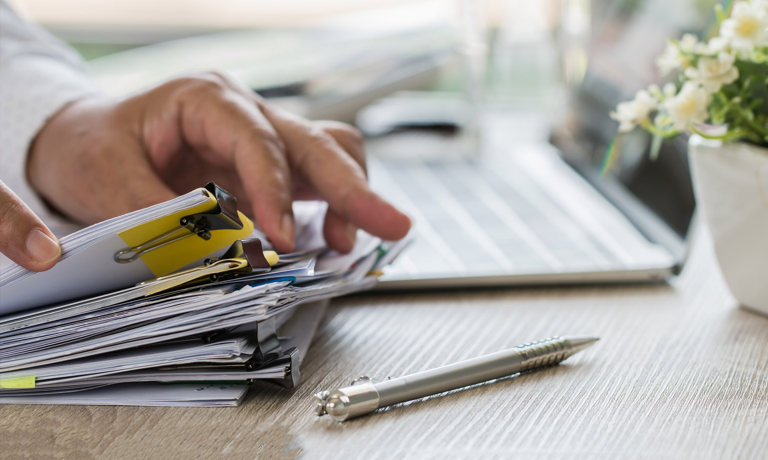 Scanning & Filing of the Document Package